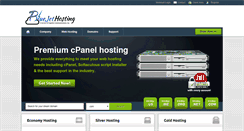 Desktop Screenshot of bluejethosting.com